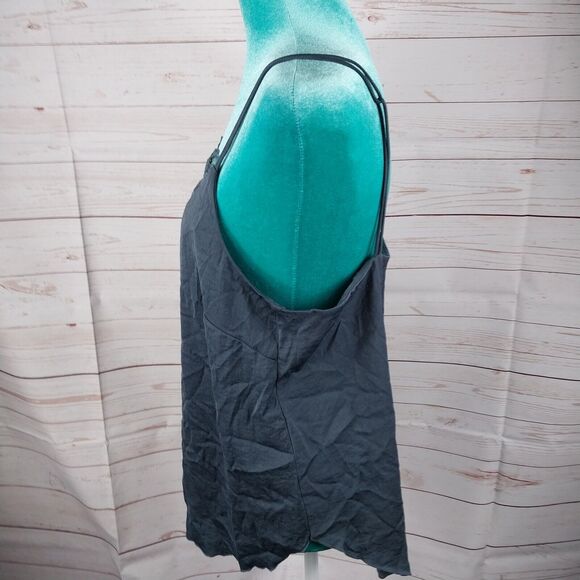H&M Charcoal Gray Lace Sexy Top Camisole Tank Women's Size Large 12 - Picture 5 of 11